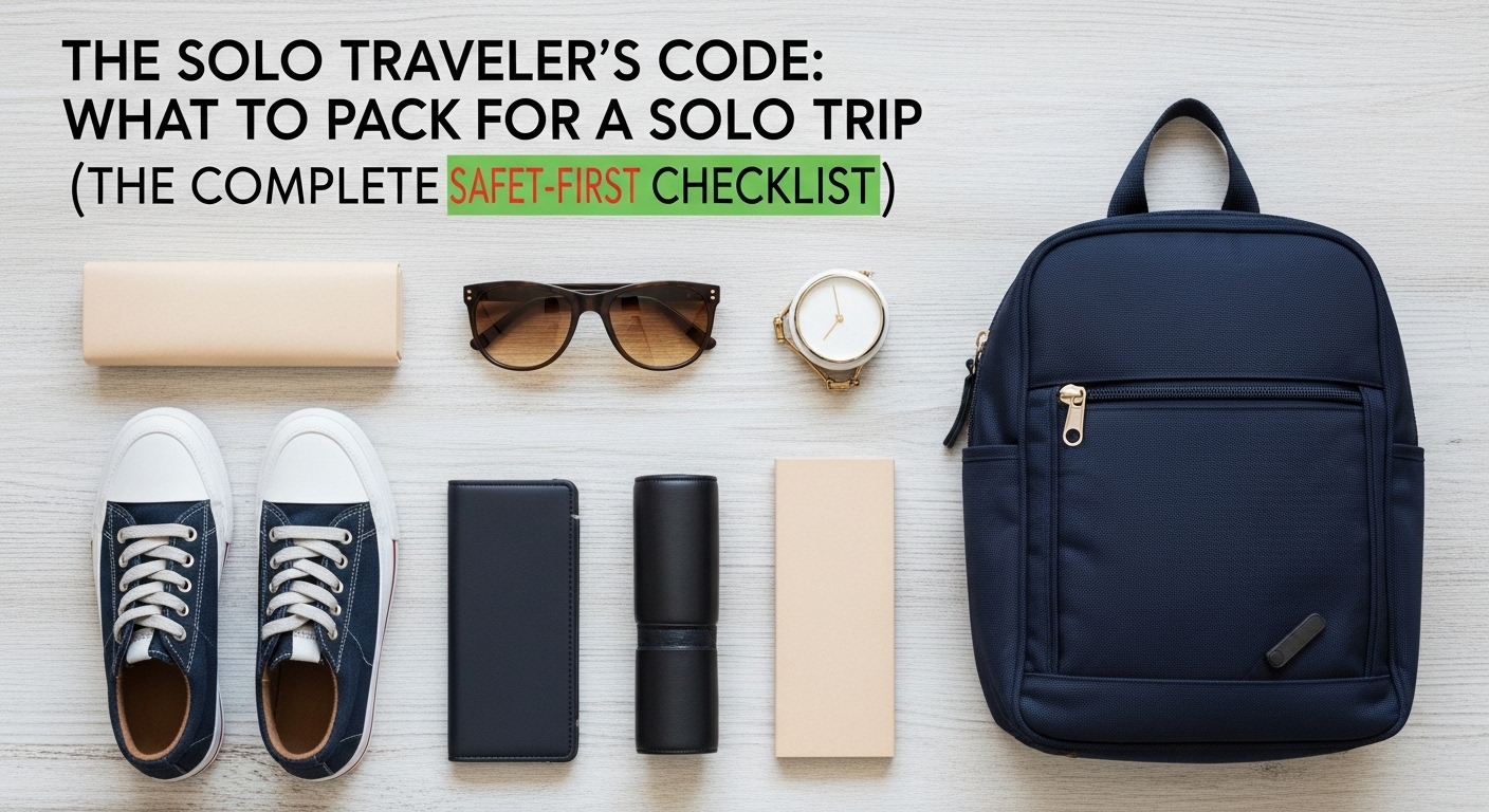 The Solo Traveler’s Code: What to Pack for a Solo Trip (The Complete Safety-First Checklist)